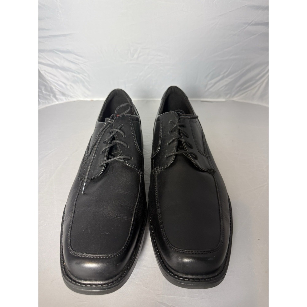 Rockport Trutech Black Leather Leader 2 Apron Toe Oxford 15 W Men's - Picture 4 of 10
